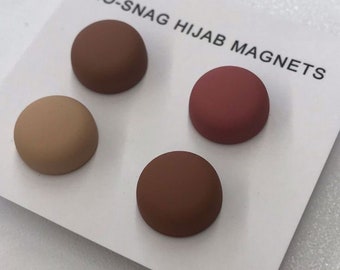 4 Pack Strong Magnets- BROWN