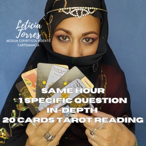 SAME HOUR 20 CARDS Extended Psychic Reading: Discover Deep Answers |Tarot Reading. Unlock Mysteries with In-Depth Psychic Guidance|Immediate