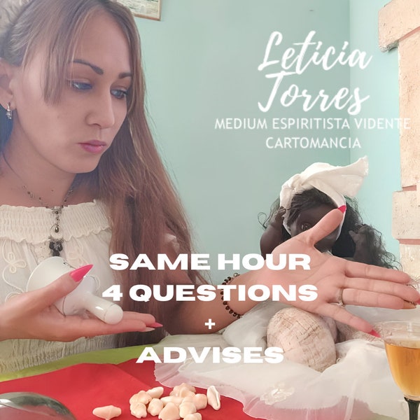 Same Hour 4 Questions Tarot Reading by Psychic Medium Clairvoyant Leticia | Predictions | Love | Finance | Psychic Reading | 98%  Ac. | PDF