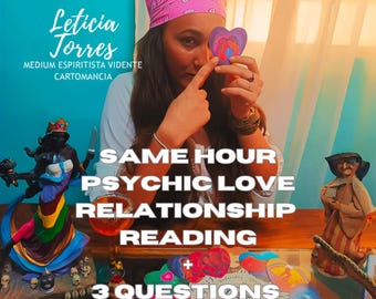 Same Hour Love Tarot Reading: Psychic Relationship Guidance + 3 Questions