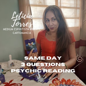 Psychic Reading: Unlock Your Future Today. In-Depth Tarot Reading by Renowned Psychic Medium Leticia |Immediate Answers for Love,Career&More