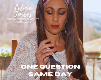 Lectura de Tarot el mismo día: Una pregunta, amor, carrera, orientación.