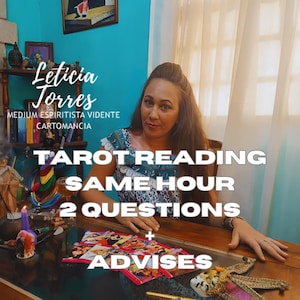 GLEICHE STUNDE 2 ausführliche Fragen. Enthüllen Sie Ihre Zukunft: Psychische Tarot-Lesung von Leticia|Beratung zu Liebeskarriere und Spiritualität|Hellseher-PDF