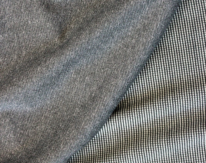 Merino Wool Fabric Polartec Power Wool Jersey Graphite Etsy