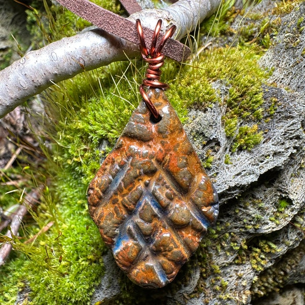 Black Porcelain Pendant