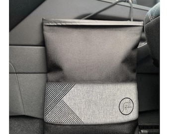 LINES - Car garbage bag, trash disposal, rubbish bin, auto accessory tidy reusable washable waterproof Roobins