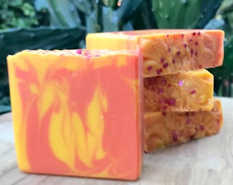RASPBERRY LEMONADE SOAP | Lemonade Soap | Raspberry Soap | Lemon Soap | Spring Soap |  Summer Soap
