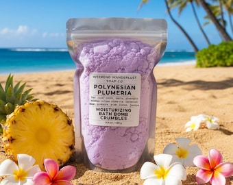 Island Life BATH BOMB Crumbles | Tropical Bath Fizzies | Fizzy Bath Bombs | Gifts