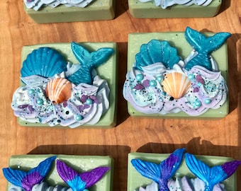 SALE - Mermaid Dreams Soap | Badadas European Spa Artisan Soap | Bali Breeze Soap