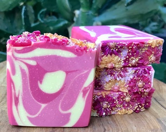 BERRY BLOSSOM Soap | Artisan Soap | Fruity Floral Soap | Springtime Soap