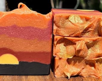 HAVANA SUNSET SOAP | Best Selling Artisan Soap | Sunrise | Tropical | Bright | Spicy | Exotic | Sensual | Masculine