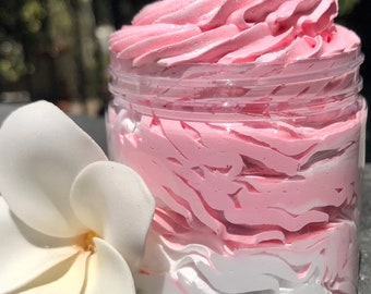 Whipped Soap | PIKAKE Hawaiian Jasmine | Bath Butter Whip Artisan Body Soap