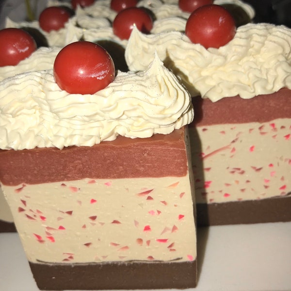 SALE - Chocolate Berry High Top Artisan Soap - DELICIOUS DESSERT Series