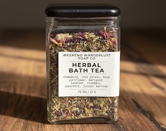 ROSE CHAMOMILE HERBAL Bath Tea | Mother's Day Gifts | Bath Soak | Self Care