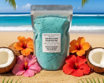 Island Life BATH BOMB Crumbles | Tropical Bath Fizzies | Fizzy Bath Bombs | Gifts