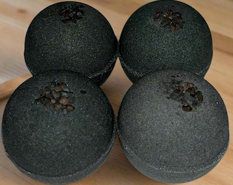 BLACK BATH BOMBS | Large Blackout Bath Bomb | Best Selling