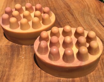 MASSAGE BAR SOAP | Aloha Soap | Fruity Floral Soap | Artisan Spa Soap | Body Soap | Tropical Soap | Rose Clay Soap