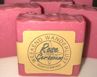 GERANIUM ROSE Artisan Soap