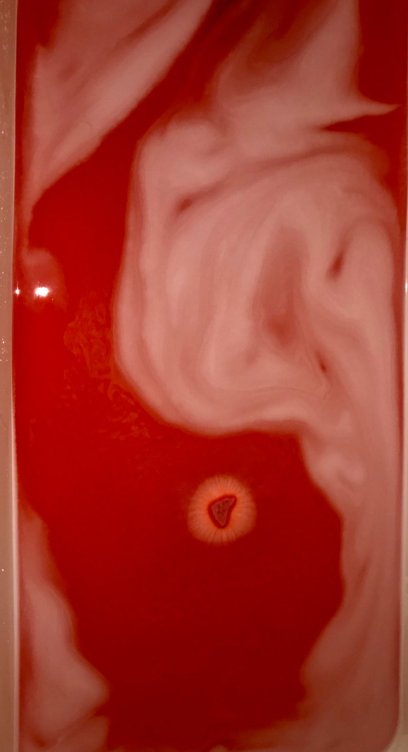 Large BLEEDING HEART Blood Red Bath Bombs, You Choose the Fragrance image 4