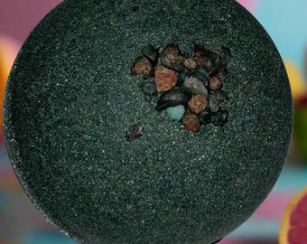 BLACK BATH BOMB | Large Bath Bomb | Midnight Bath Bomb | Blackout Bath Bombs | Dark Bath Bombs | Cocktail Fragrances Bath Bombs