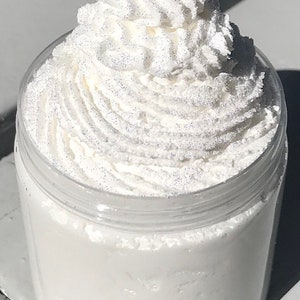 Glaseado corporal con galletas de azúcar / EXFOLIANTE DE AZÚCAR BATIDO / Exfoliante corporal batido / Exfoliante corporal con galletas de azúcar / Exfoliante de azúcar espumoso / Regalo de cuidado personal