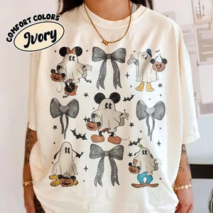 Camiseta de Halloween de Mickey Fantasma, Camiseta de Halloween de Mickey y sus amigos, Camiseta de Halloween de Disney, Camiseta de Halloween de Disneyland, Camiseta de Viaje Familiar de Disney