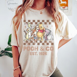 Vintage Pooh And Co Est 1926 Comfort Colors Shirt, Pooh Friends Shirt, Disney Pooh Beer Shirt, Disneyland Shirt, Disney Family Trip Shirt