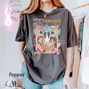 Retro 90&#39;s Disney Hercules Comfort Colors Shirt, Hercules Shirt, Disney Hercules Megara Hades, Disney Family Shirt, Disney Vacation Tee