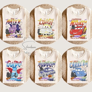 Disney Cars Movie Characters Halloween Shirt, Cars Movie Halloween Shirt, Disney Halloween Shirt, Halloween Party Tee, Disney Halloween Trip