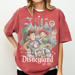 Comfort Color Vintage Toy Story Disneyland California Shirt, Woody and Friends Tee, Disney Trip Family Tee, Disneyland Family Vacation Shirt image 10