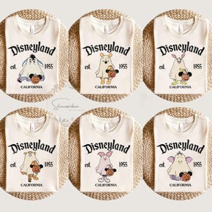 Disney Family Halloween Shirt, Winnie The Pooh Ghost Halloween Shirt, Disney Matching Halloween Shirt, Disneyland Halloween Shirt, Pooh Tee