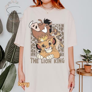 Maglietta Hakuna Matata / Maglietta vintage anni '90 Il Re Leone / Magliette Comfort Colors Disney Family Vacation / Magliette Animal Kingdom