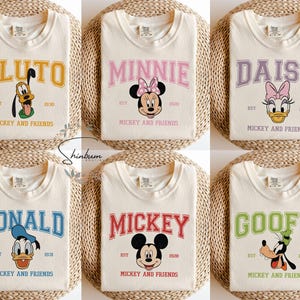 Micky Maus passende Farben Shirt, Disneyland passende Shirt, Disney Familie Shirt, Disneyworld Shirt, Micky Maus, Minnie Maus Shirt