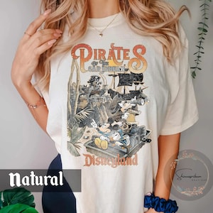 Vintage Pirates of the Caribbean Disneyland Shirts, Mickey Pirates Shirts, Disneyworld Cruise Line shirt, Disneyland Family Trip 2025 Shirts