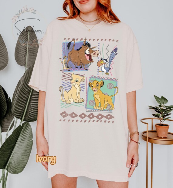 Retro 90s Disney Lion King Simba And Timon Comfort Colors Shirt, Vintage Lion King Shirt, Hakuna Matata Retro Shirt, Disney Family Shirt