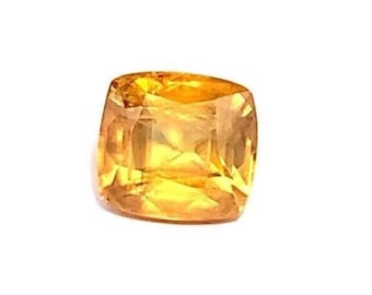 3.95 ct Natural Yellow-Green Sphene Gemstone – Cushion Cut
