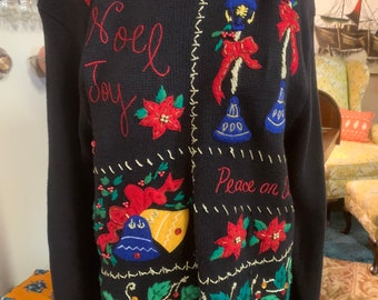 Vintage Ugly Christmas Sweater Festive Holidays