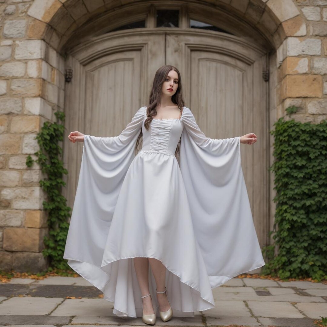 Vintage Style Gothic Medieval Dress, Halloween Party Costumes for Women ...