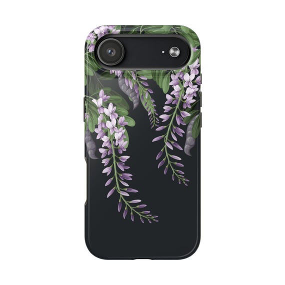 Wisteria Flower Tough Phone Case Compatible With iPhone 17 16 15 14 13 12  11 X XR XS 8 7 (air Pro Plus Max Mini) & Galaxy S25 24 S23 S22 S21 - Etsy