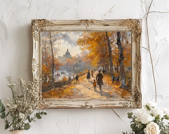Russia St. Petersburg Cathedral Cityscape Impressionism Oil Painting Wall Art European Landscape Mid Century Wall Decor Vintage Wall Art