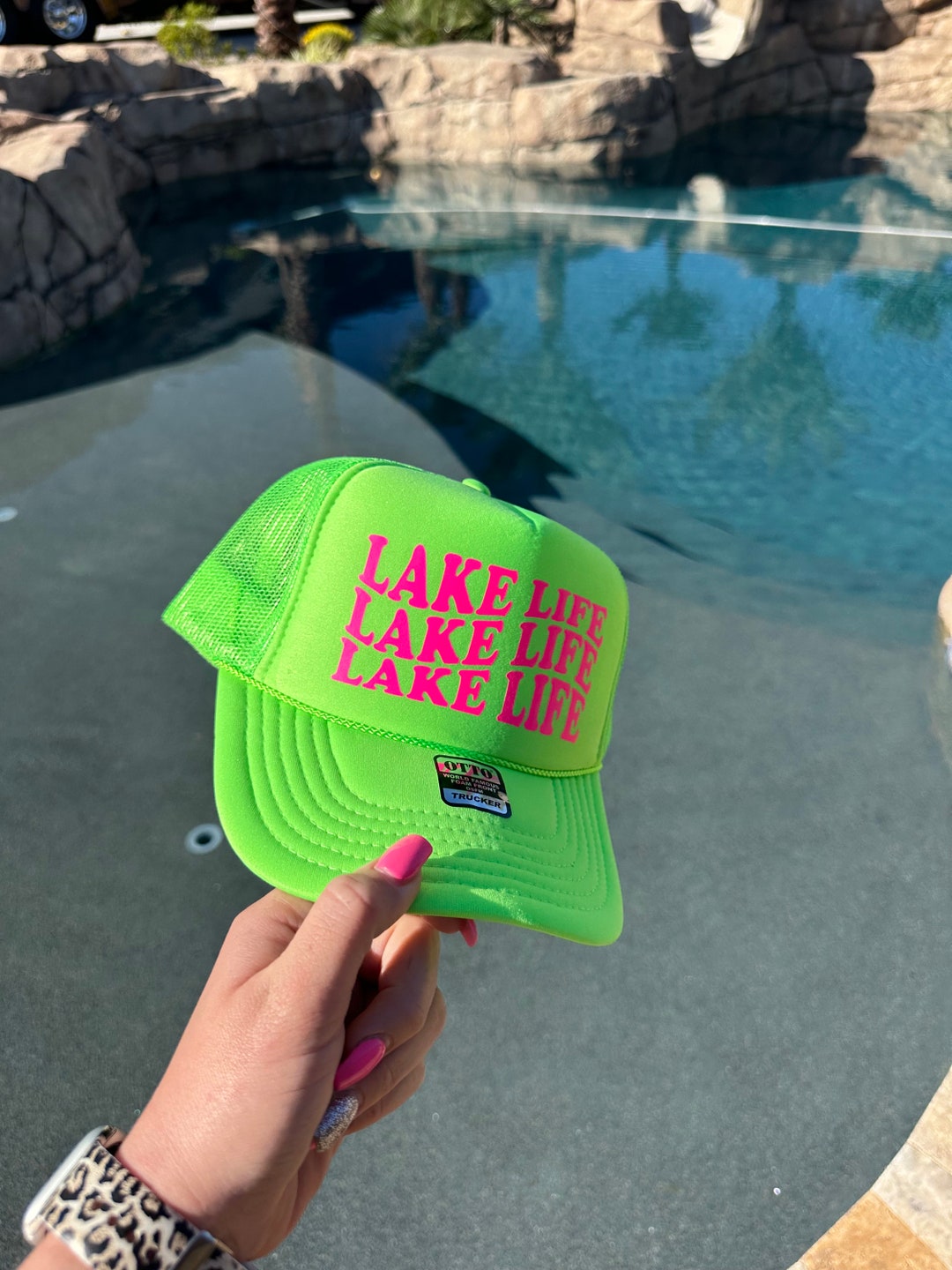 The Please Lake Responsibly Trucker Hat
