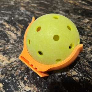 Pickleball Ball Holder Clip: Backpack, Belt, Fence Attachment (Pack of 2)