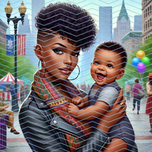 Grafica mamma e me, grafica afroamericana, grafica donne nere, bundle clipart, download digitale