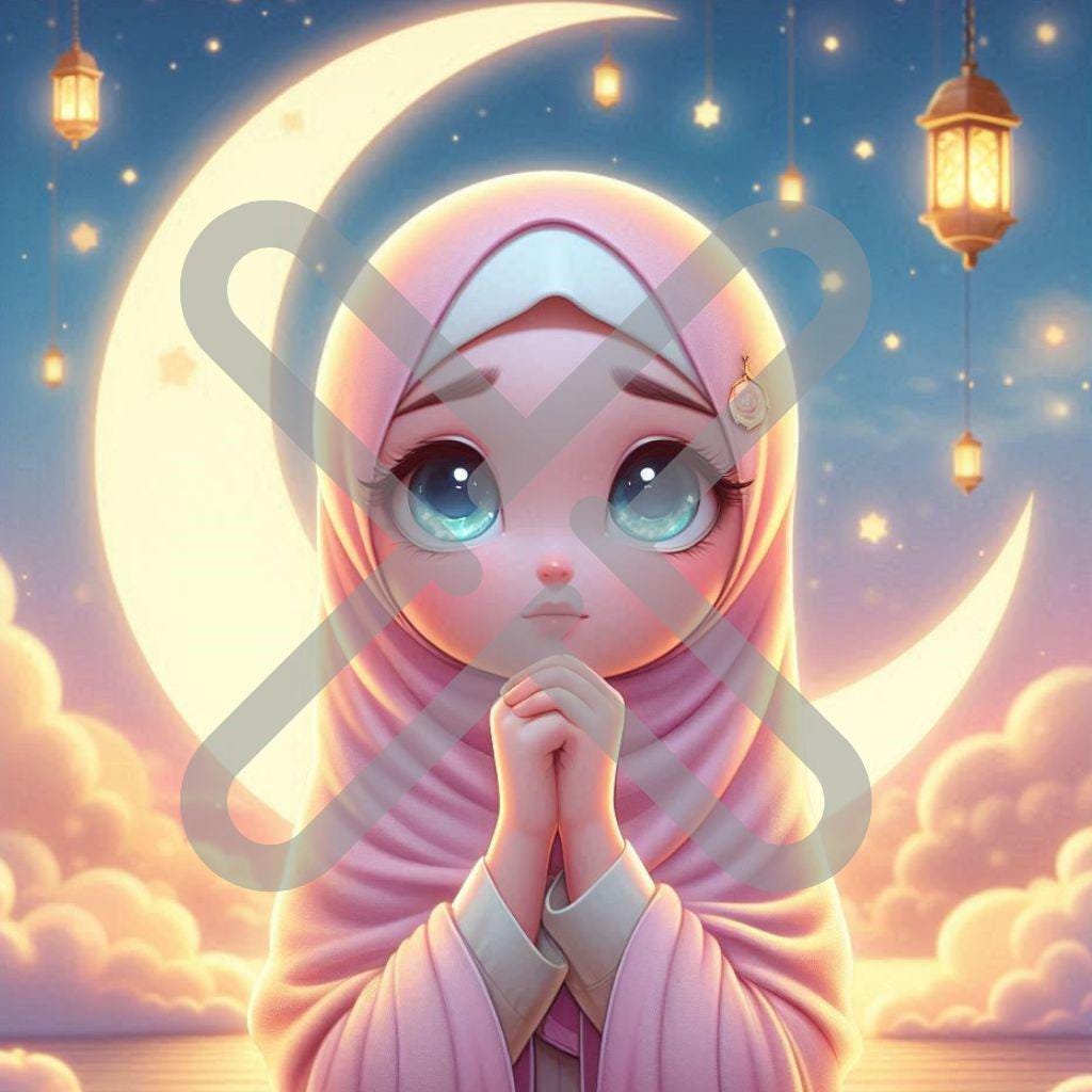 Modesty Graphics Muslim Girl PNG Bundle – 15 Hijab Girl Clipart, Pink Purple Blue ...