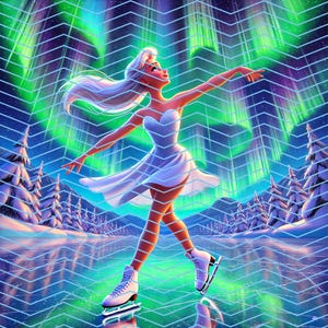 Figure Skater Graphics, Ice Skater, Clipart Bundle, Digital Download