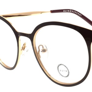 Aura Eyewear Melrose Women&#39;s Eyeglasses Frames 50-19-140 Burgundy
