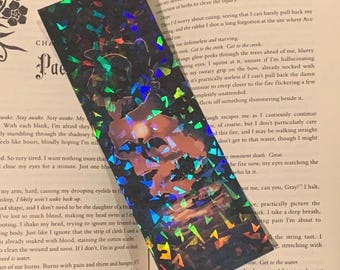 Dragons in Flight Bookmark - Holographic Fantasy Dragon Bookmark