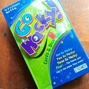 GO WACKY! Colorful Card and Dice Game for Kids 8 and Up