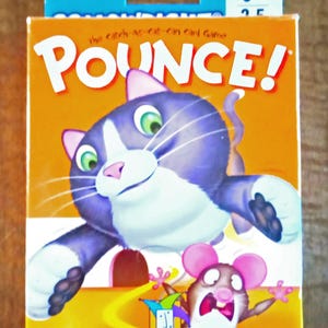 POUNCE! Colorful Cat Themed Card Game for Kids 6 and Up