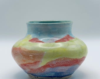 Vase inspired by artist Paul Klee